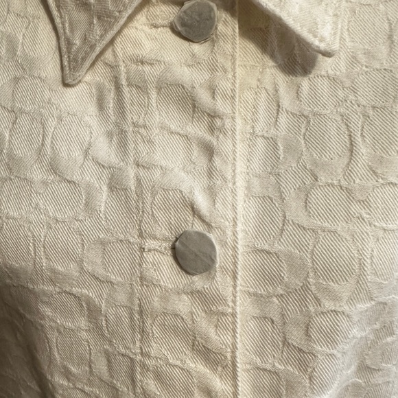 Women’s NWT Coach Reserve signature relaxed xl lightweight Jean Jacket - Picture 11 of 16